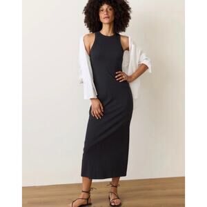 Marine Layer Lexi Rib Sun-In Dress Black Small